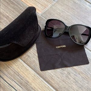 TOM FORD Black Linda Sunglasses